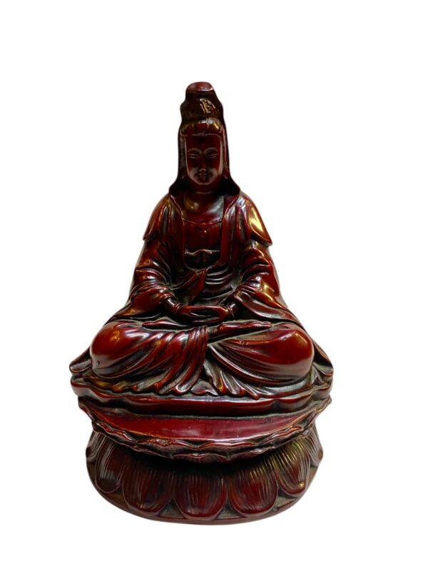 Figura Diosa Oriental - Piedra Reconstituida - Imagen 6