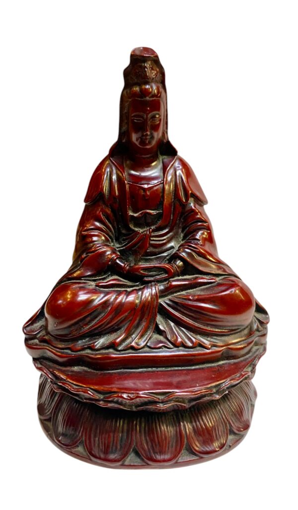 Figura Diosa Oriental - Piedra Reconstituida