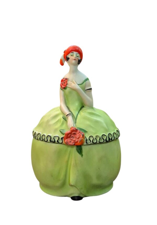 Figura y Caramelera - Dama Antigua 20s